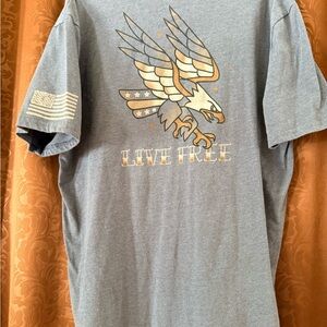 Blue Graphic Men's Shirt